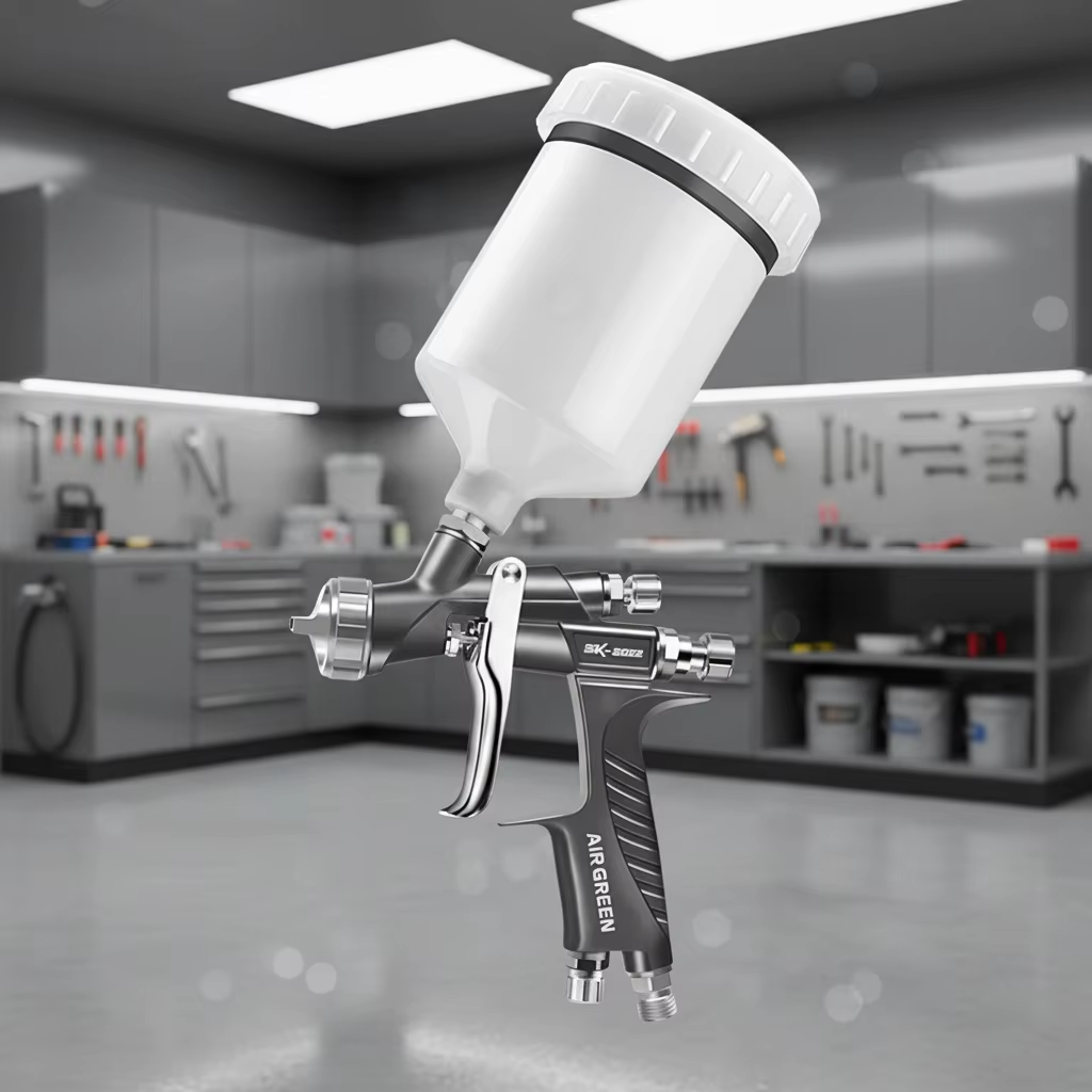 AIRGREEN Professional Black Series Gravity Feed Spray Gun