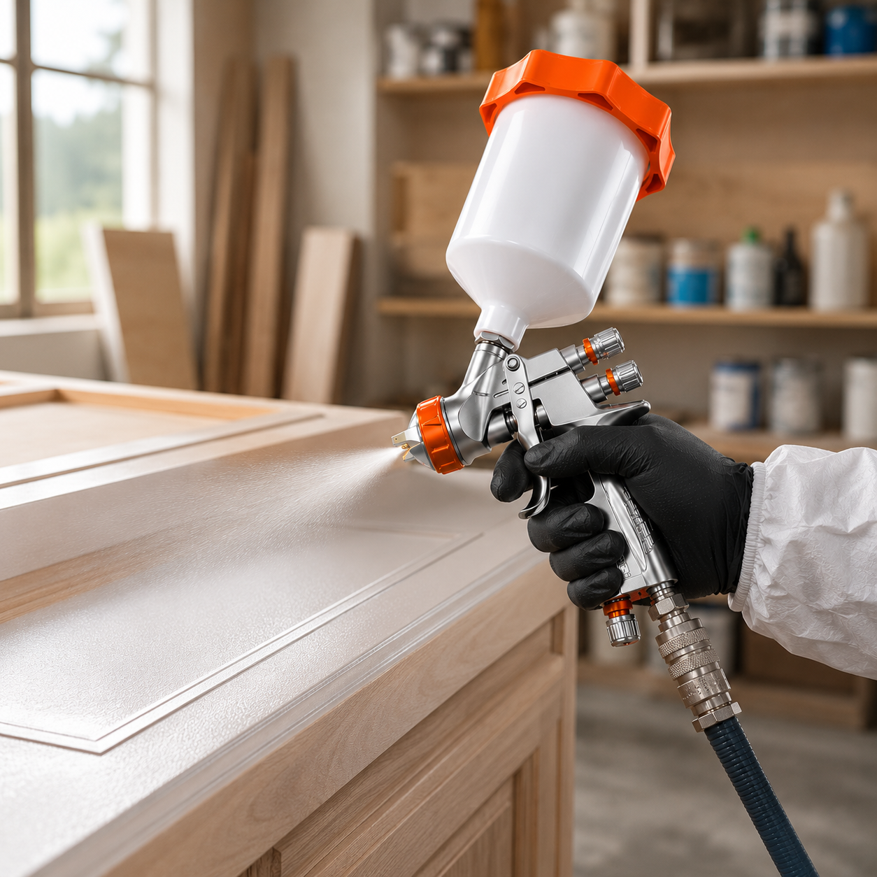 Marine LVLP Spray Gun for Boat and Yacht Coating