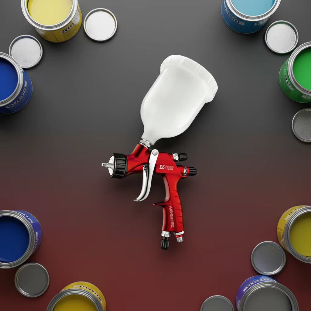 Professional Gravity Feed LVLP Paint Sprayer Tool