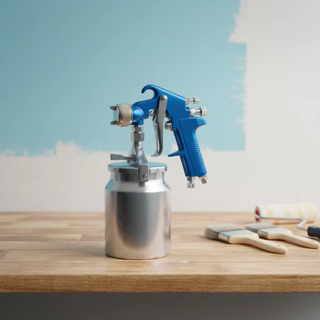 Renovation LVLP Paint Spray Gun with Aluminum Cup for Repainting Projects