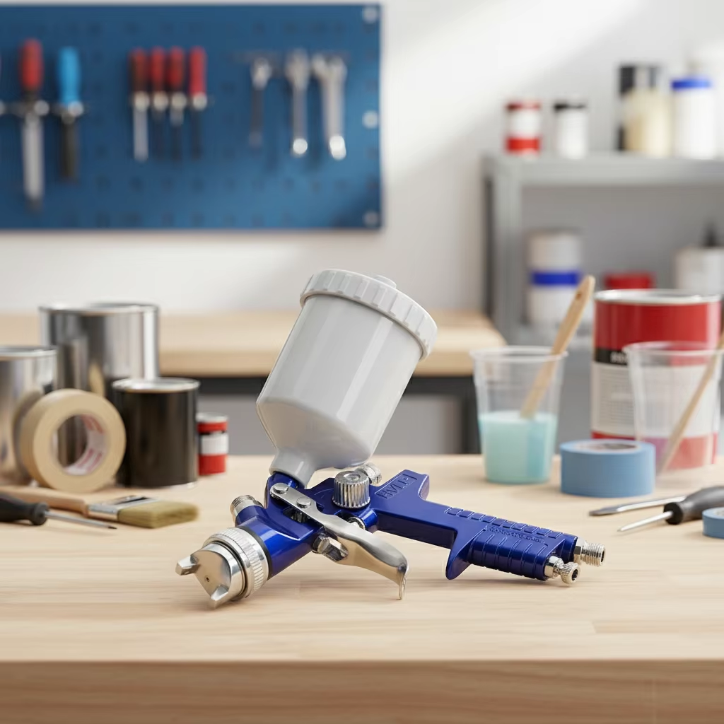 Mini LVLP Spray Gun for Precision Spot Repair and Detail Coating