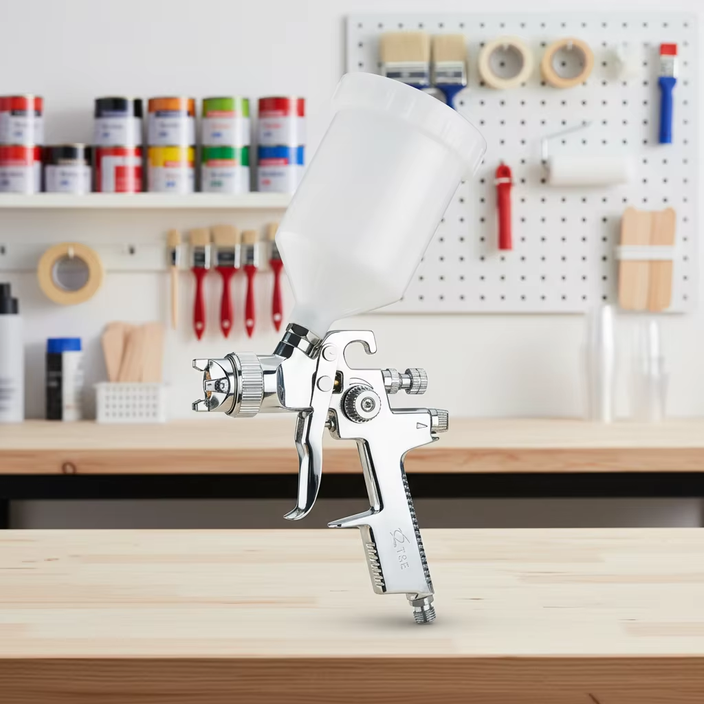 Portable LVLP Spray Gun Kit for Precision Finishing Maintenance and Surface Prep