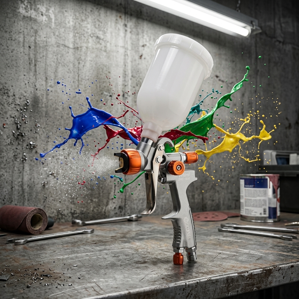 Low Pressure LVLP Spray Gun for Multi-Color Paint and Fine Coating