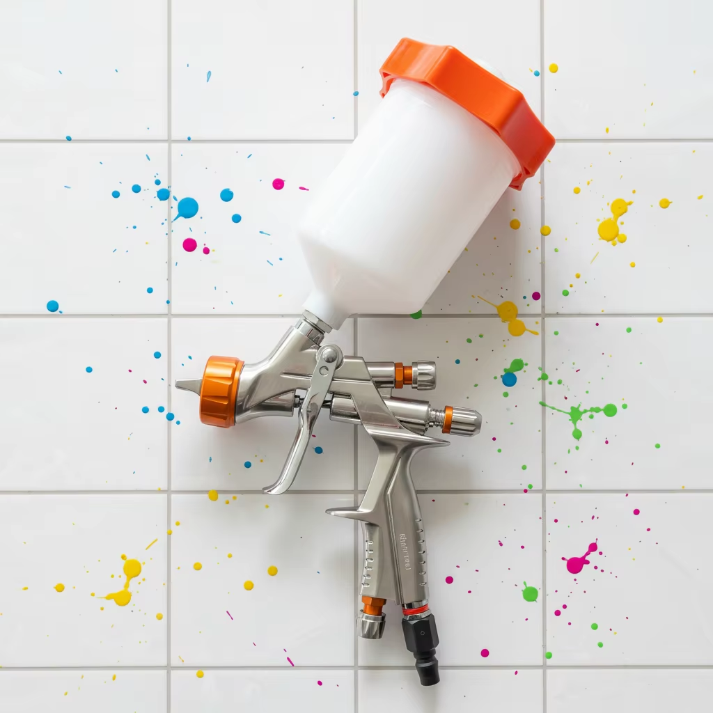 Technical Design Gravity Feed Spray Gun for Paint Process Development