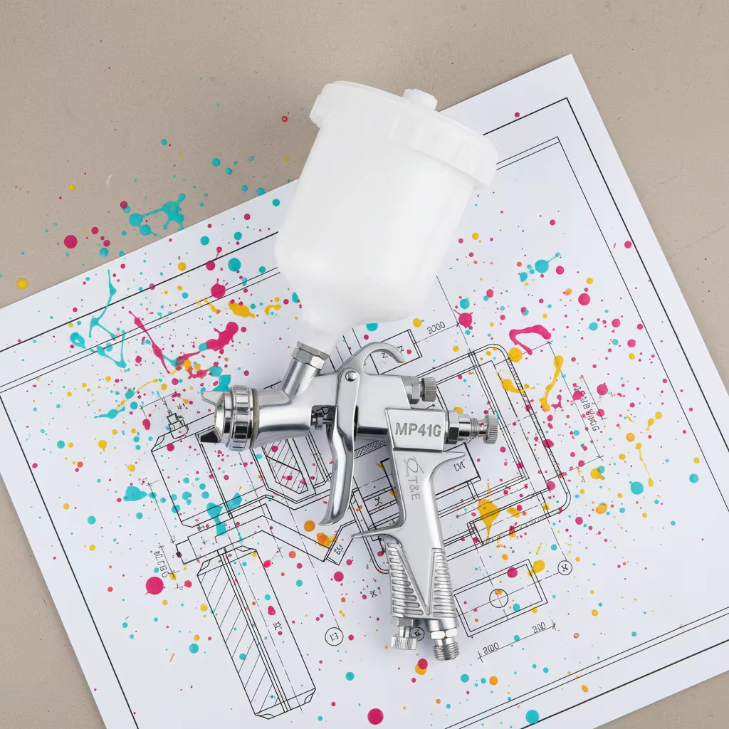 MP41G LVLP Spray Gun for Coating Design and Technical Surface Work