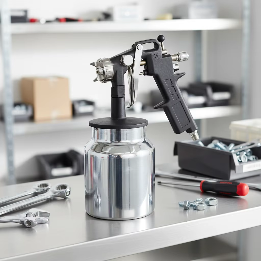 Precision LVLP Spray Gun with Durable Metal Cup for Refinishing