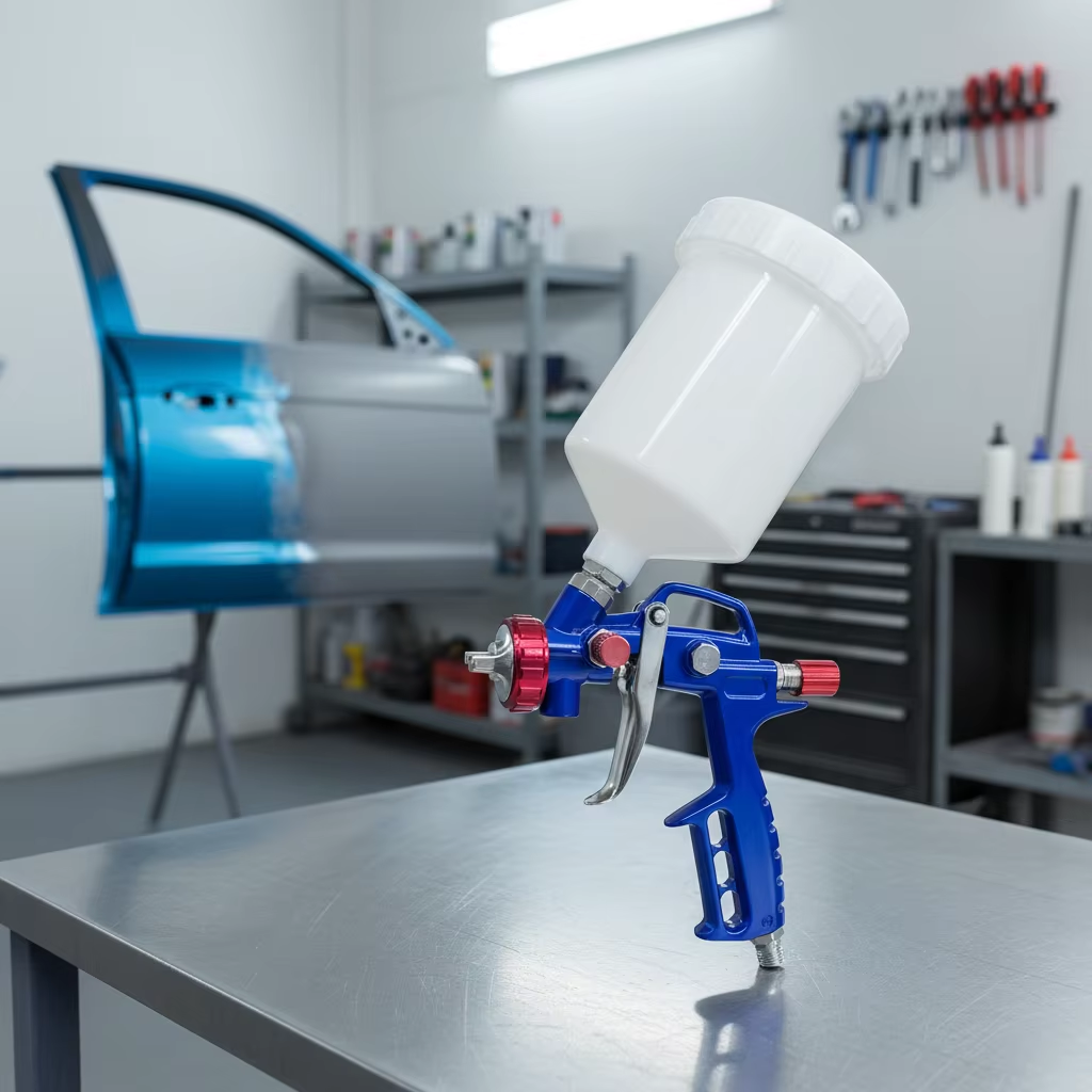 Professional Bench-Top LVLP Spray Gun for Fine Finish Coating