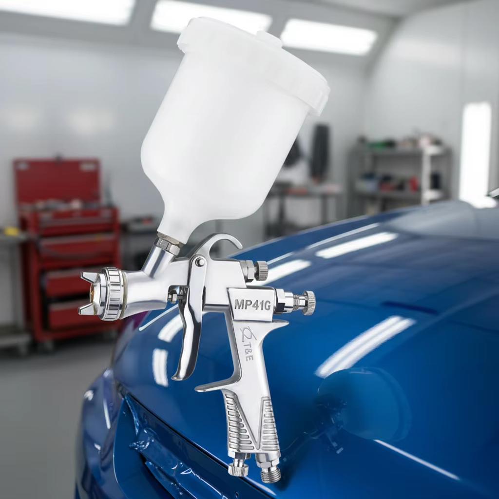 Garage LVLP Automotive Paint Spray Gun for Car Panels Touch Up and Refinishing