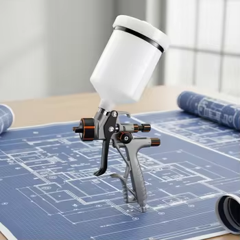 Detail Refinishing Spray Gun for Design Prototype and Model Painting