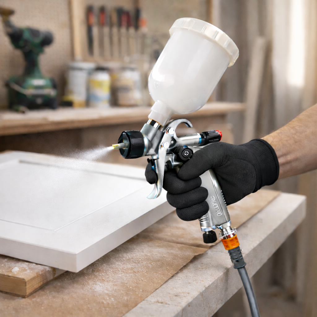 High Transfer Efficiency LVLP Automotive Refinishing Spray Gun