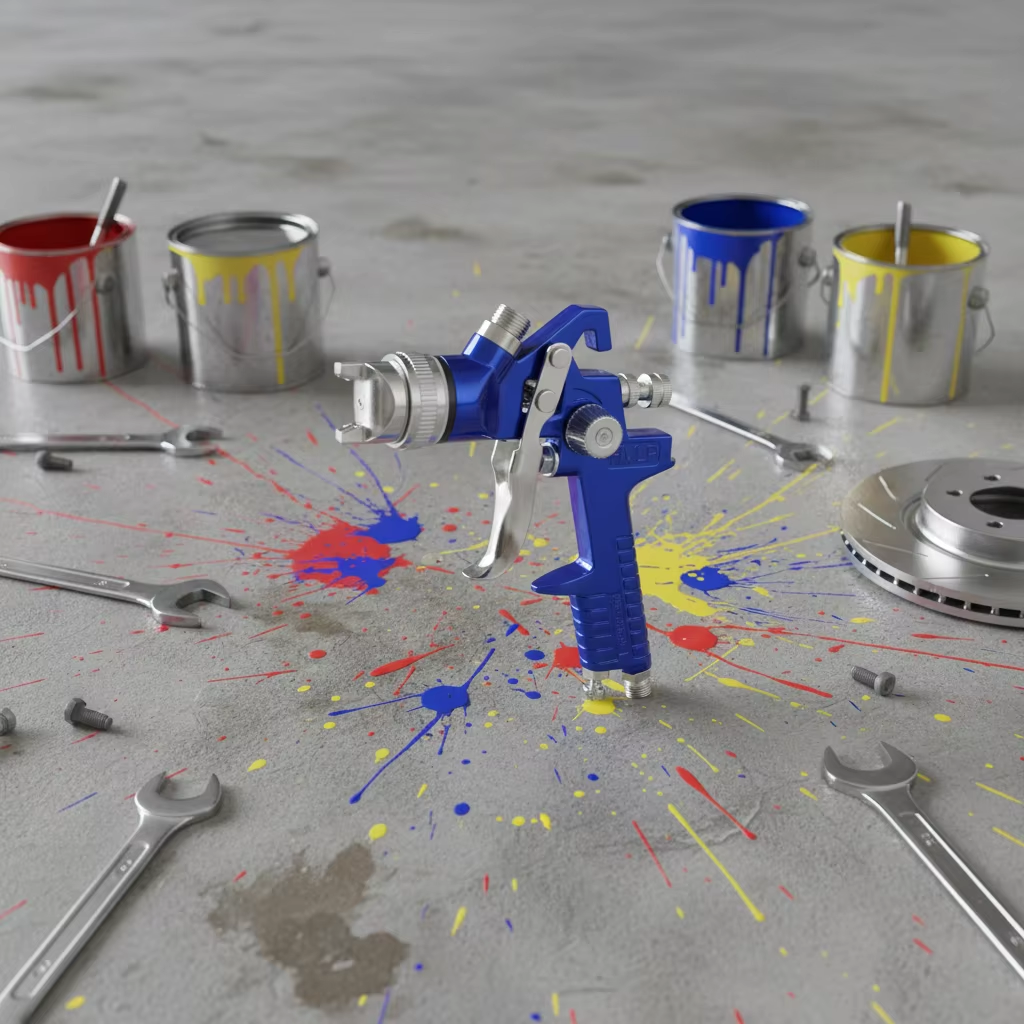 Automotive LVLP Spray Gun for Panel Refinishing and Smooth Paint Transfer
