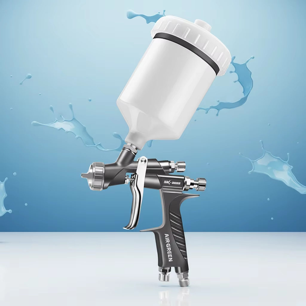 LVLP Gravity Feed Spray Gun Professional Paint Tool Model 8