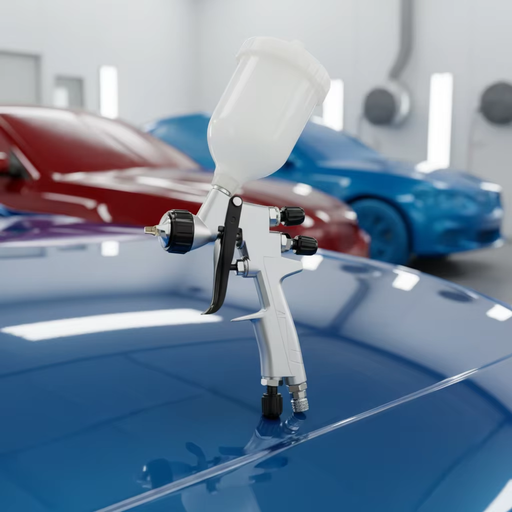 Why Workshop Dust Particles Stick to Fresh Sprayed Coatings