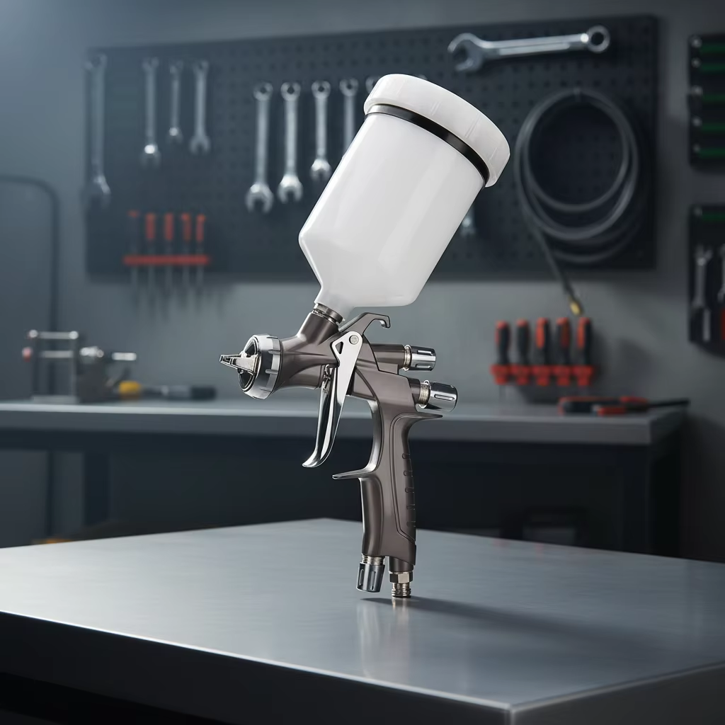 LVLP Fine Finish Spray Gun Gravity Feed Automotive Industrial Paint Tool