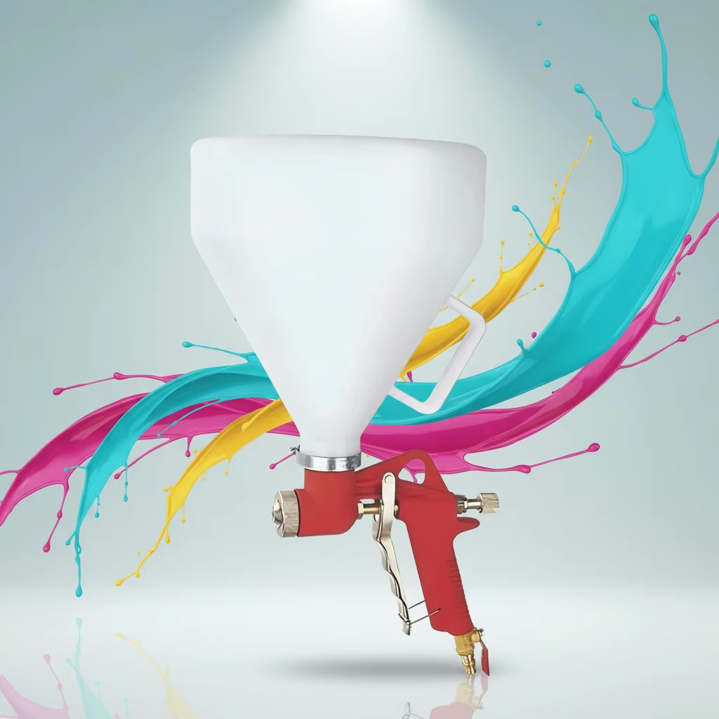FR301 Cement spray gun Texture Wall Pneumatic Mortar Hopper Sprayer