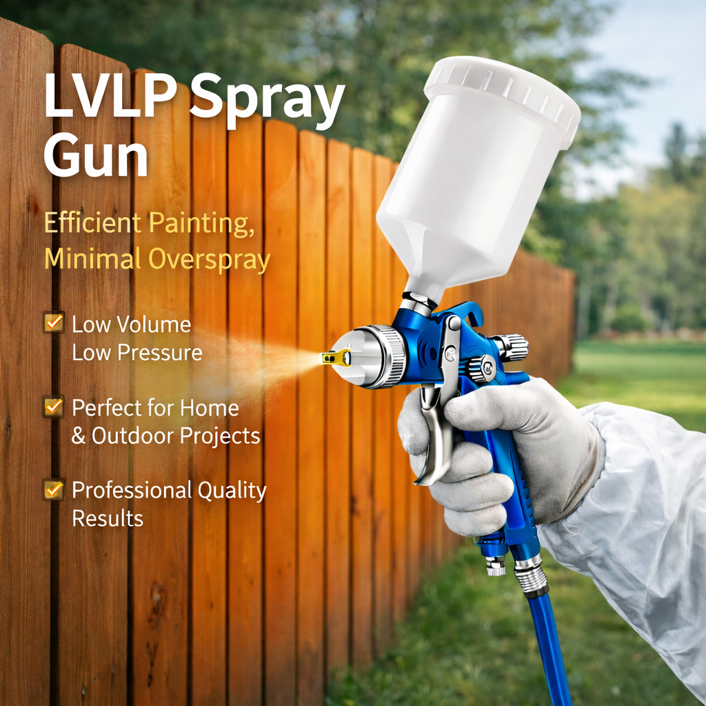 Professional LVLP Fine Atomization Spray Gun – High Efficiency Low Pressure Paint Gun