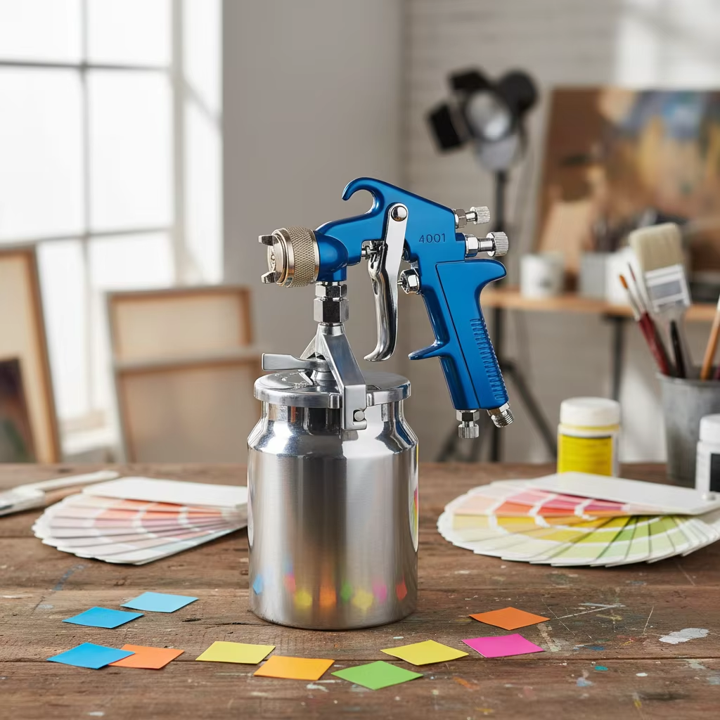 Professional LVLP Spray Gun with Aluminum Cup for Workshop Finishing
