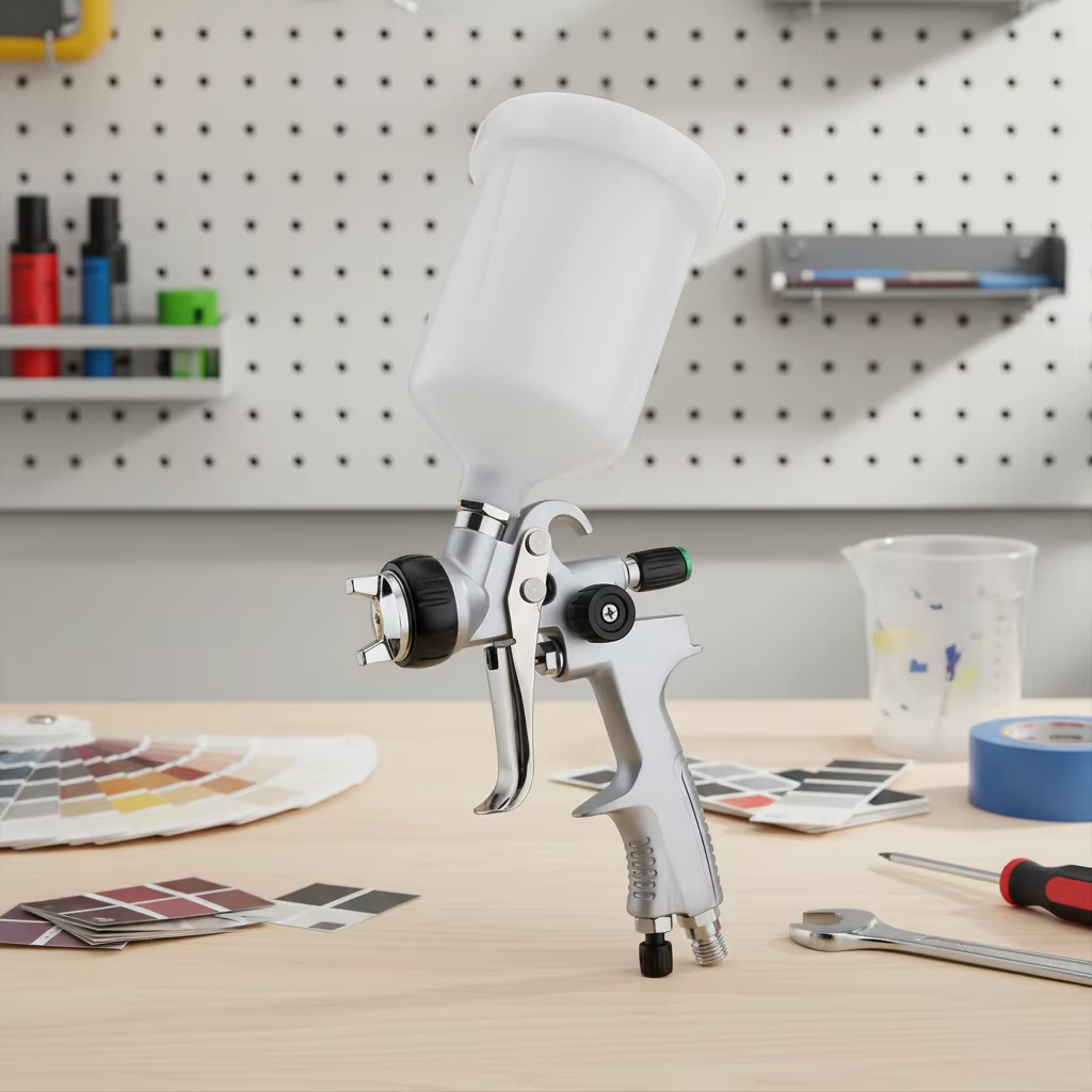 Automotive LVLP Gravity Feed Paint Gun for Refinish and Body Shop Applications