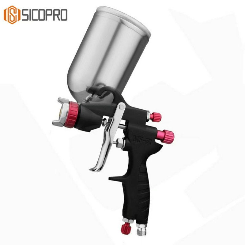 MF‑71G LVLP Gravity Feed Paint Spray Gun — Professional Auto, Furniture & Industrial Coating Sprayer