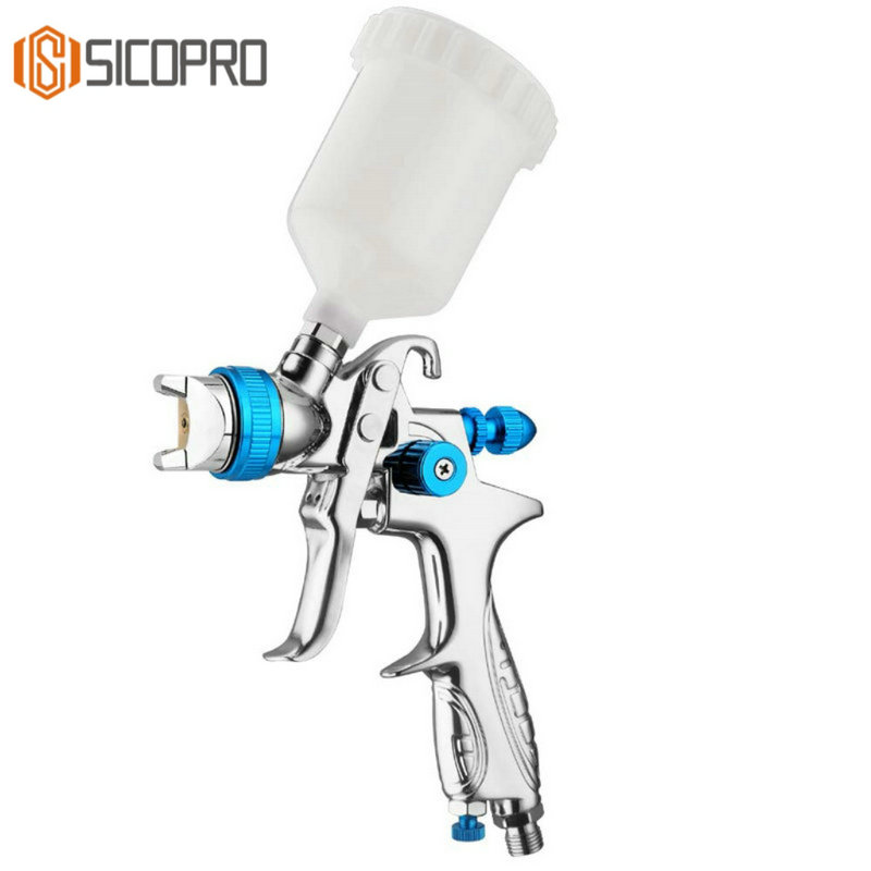 Mini-887 LVLP Spray Gun – Compact Gravity Feed Paint Sprayer for Precision Work