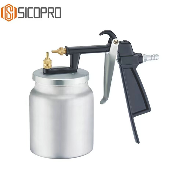 PQ-1 Pneumatic Spray Gun with Large Capacity Aluminum Cup