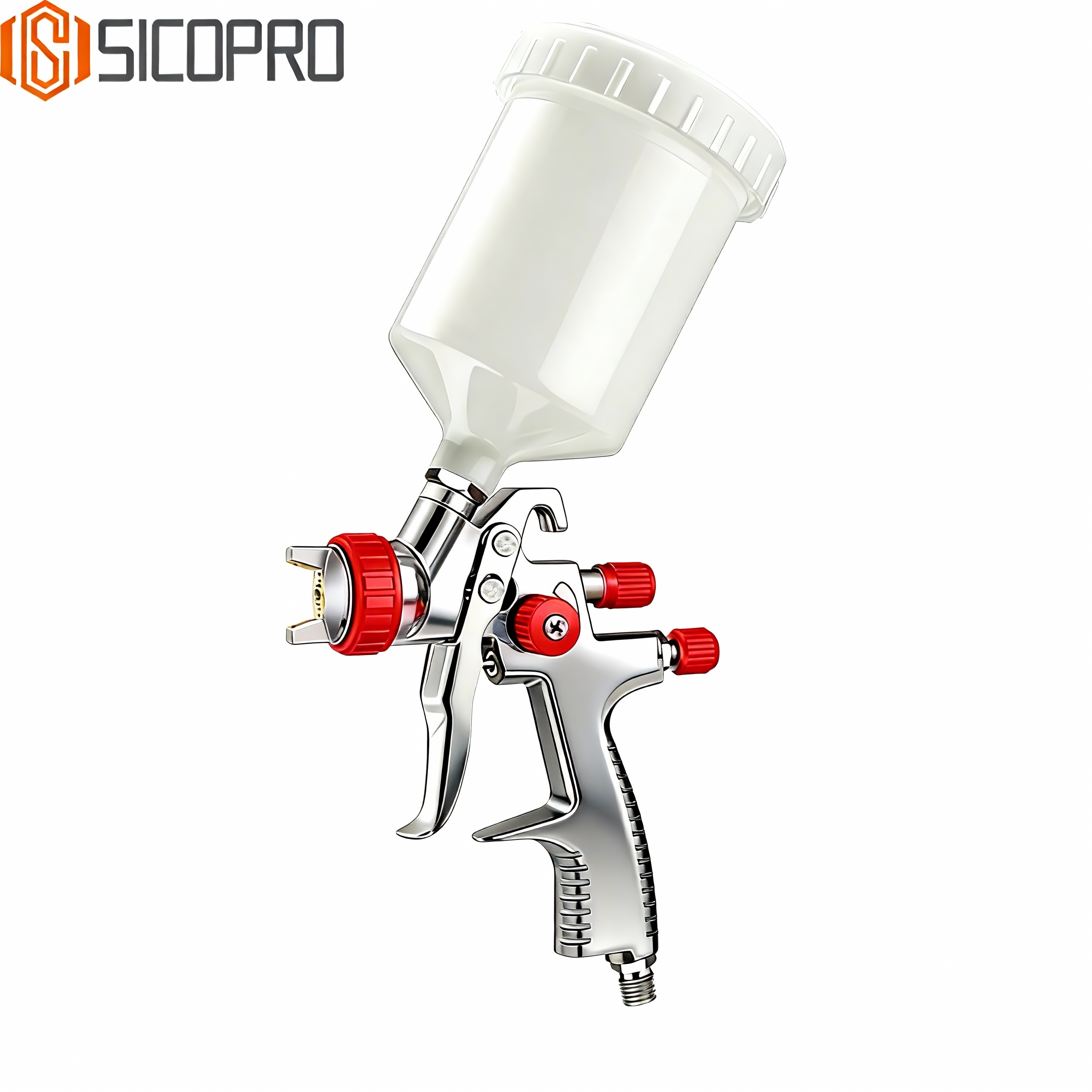 Professional HVLP Gravity Feed Spray Gun for Car, Furniture & Industrial Painting