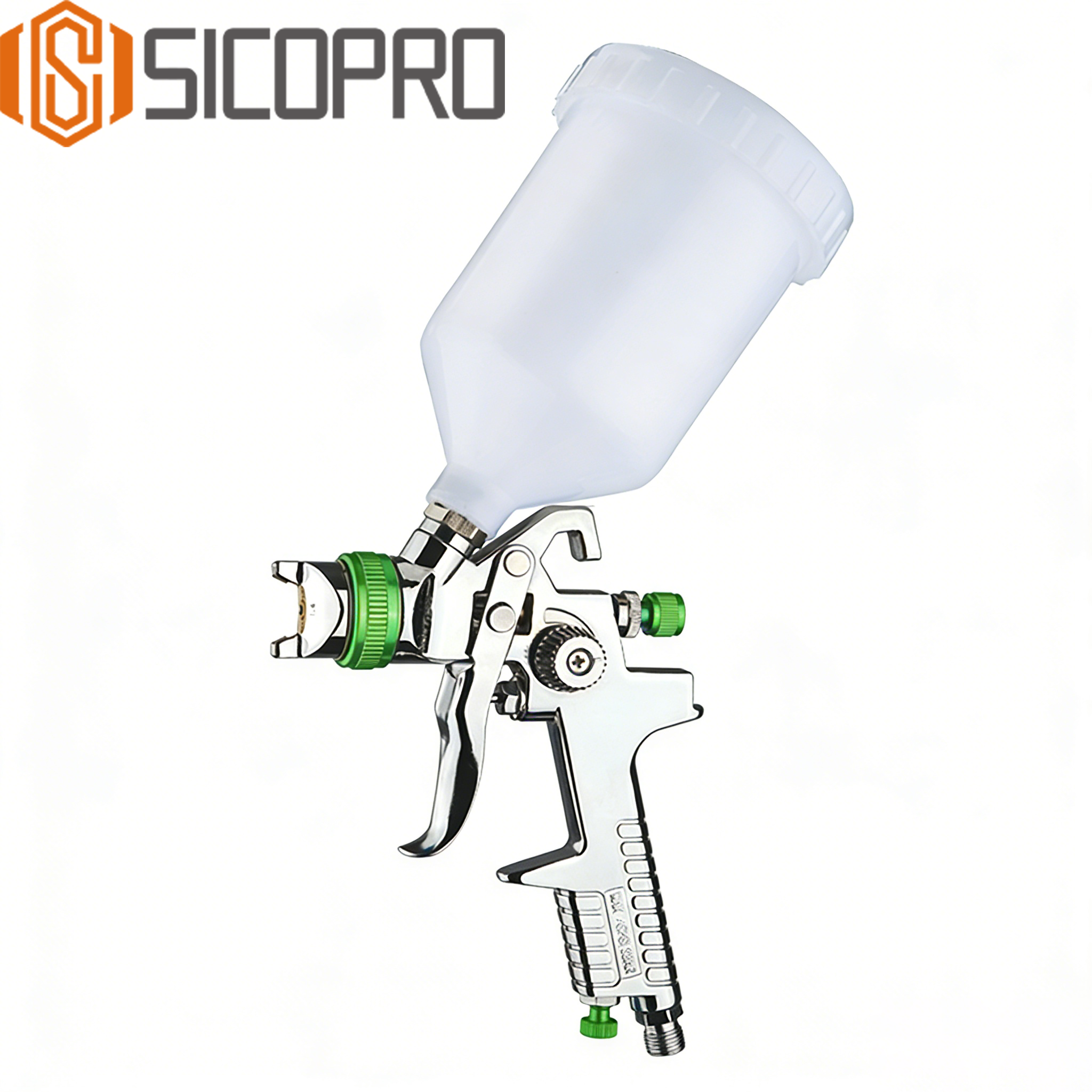 Refinished Painting LVLP Spray Gun H-827A - GREEN