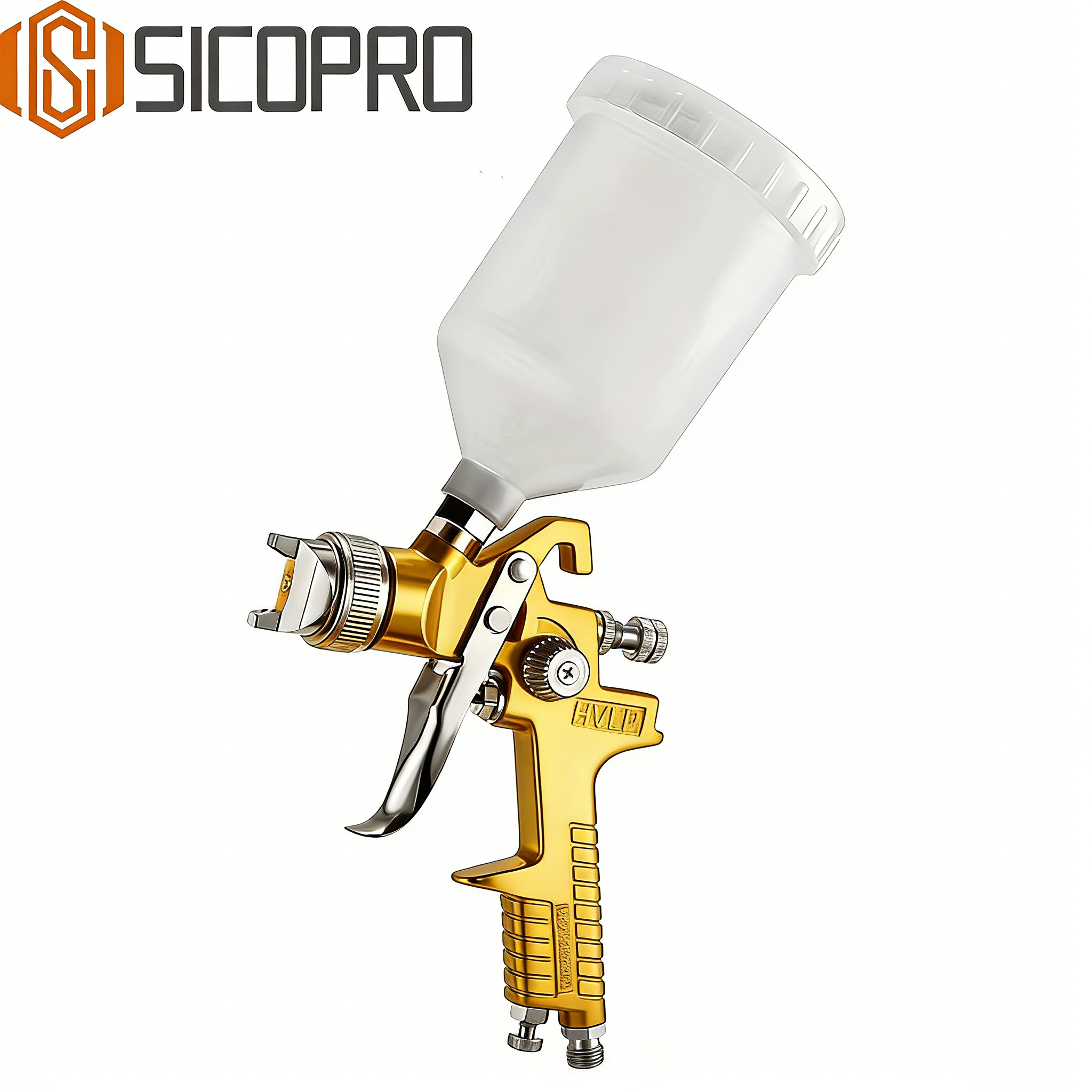 Professional LVLP Spray Gun H-827P-1 - Golden