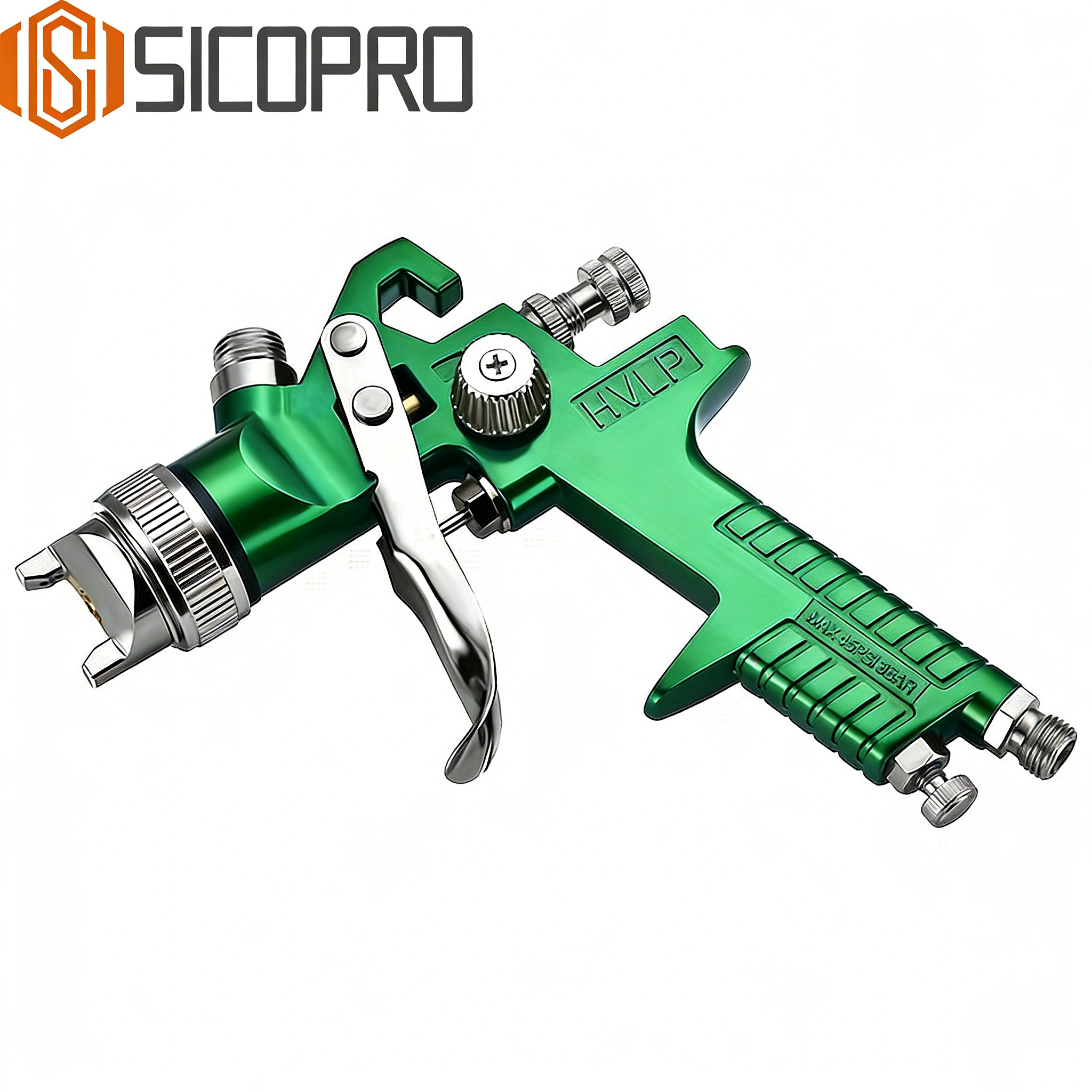 Refinished LVLP Spray Gun H-827P-2 - Green