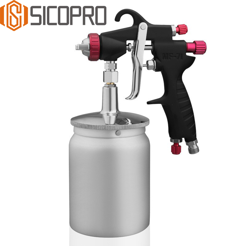 SICOPRO MF-71S LVLP Suction Feed Spray Gun for Refinished Painting