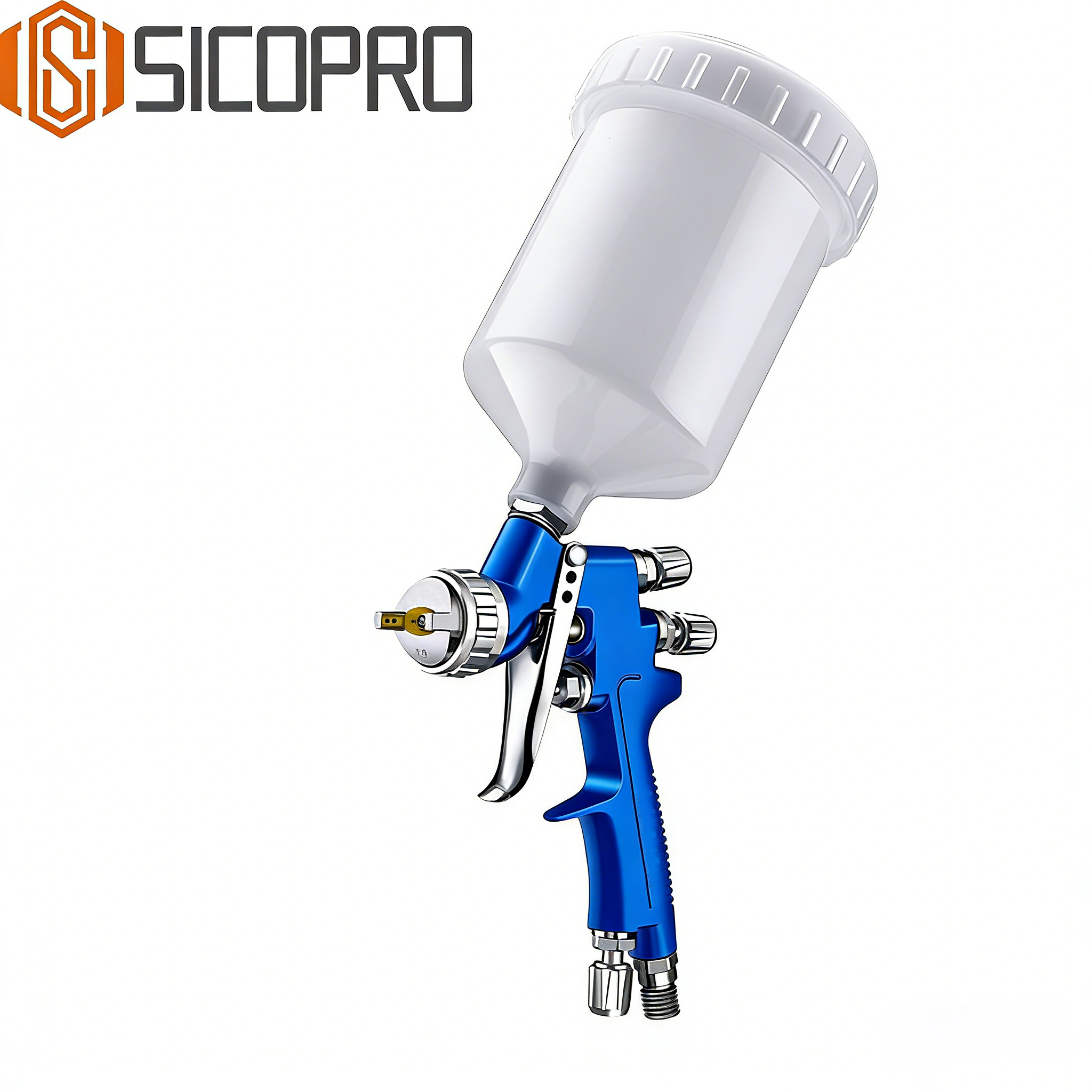 SICOPRO MP-791 LVLP Refinished Painting Spray Gun – Blue