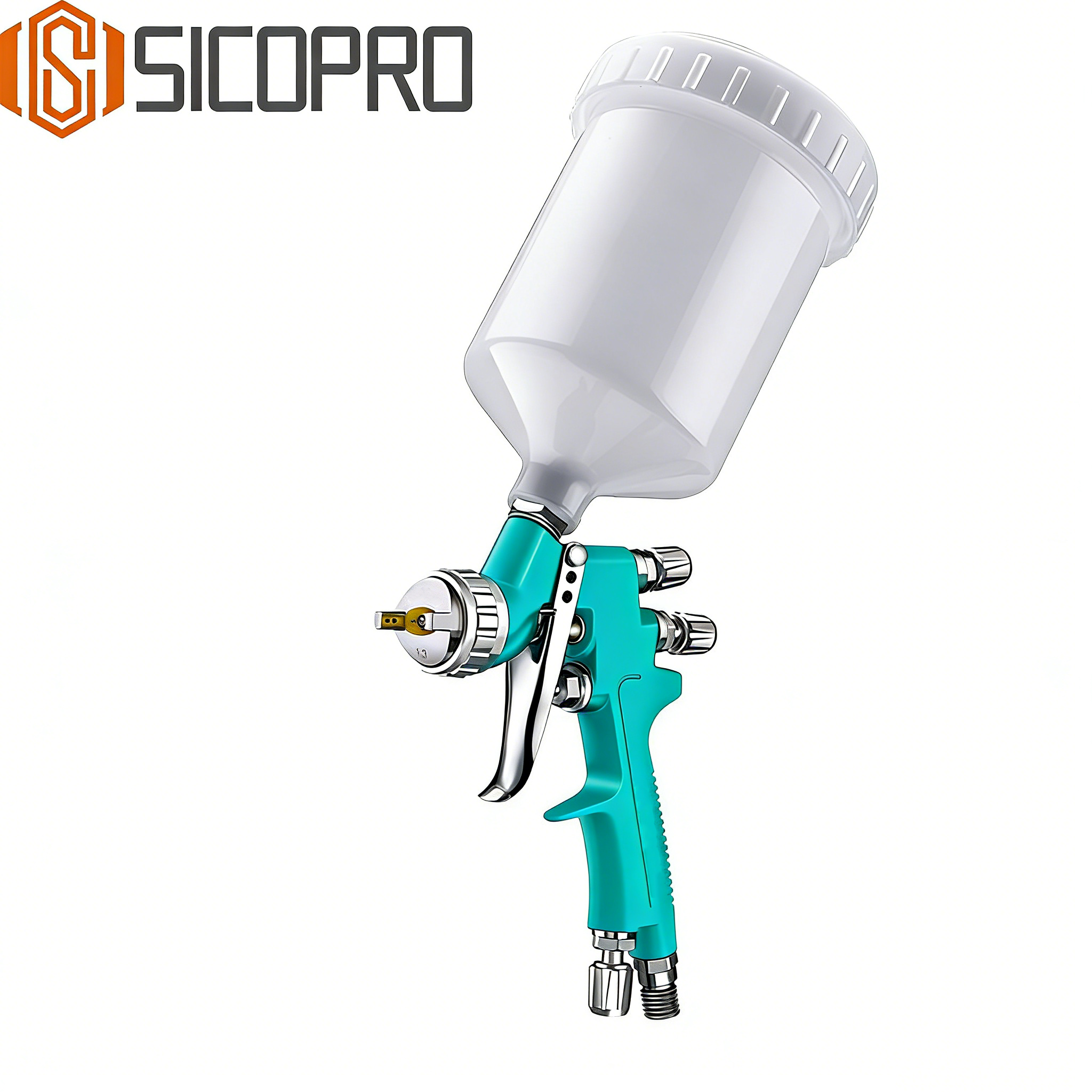 SICOPRO MP-791 LVLP Refinished Painting Spray Gun – Cyan