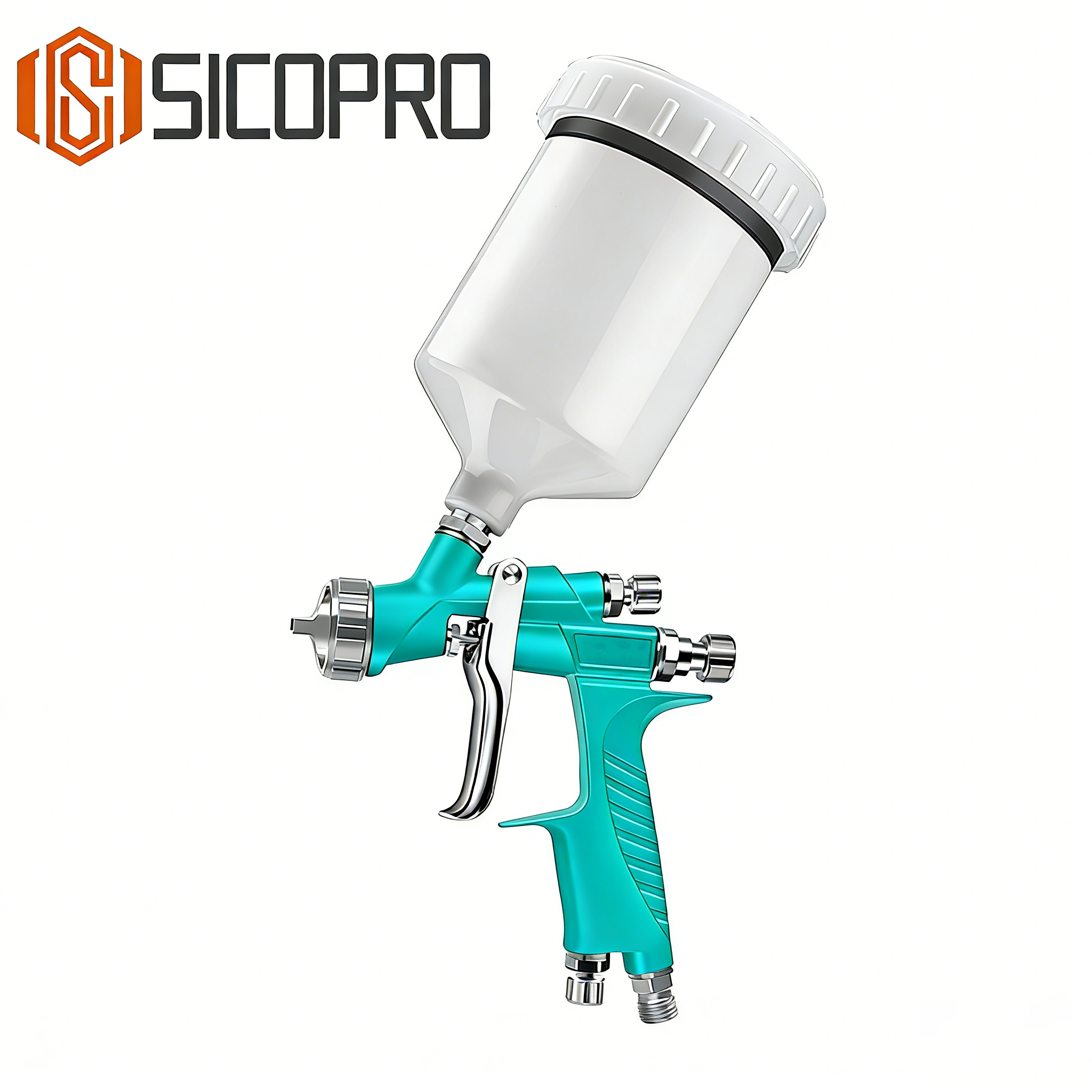 SICOPRO SK-301 LVLP Refinished Painting Spray Gun – Cyan