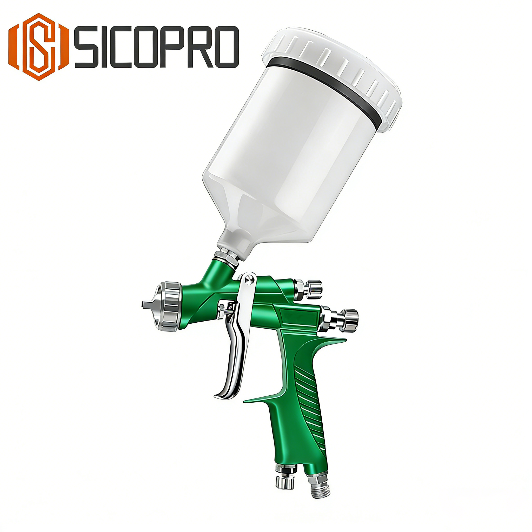 SICOPRO SK-301 LVLP Refinished Painting Spray Gun – Green