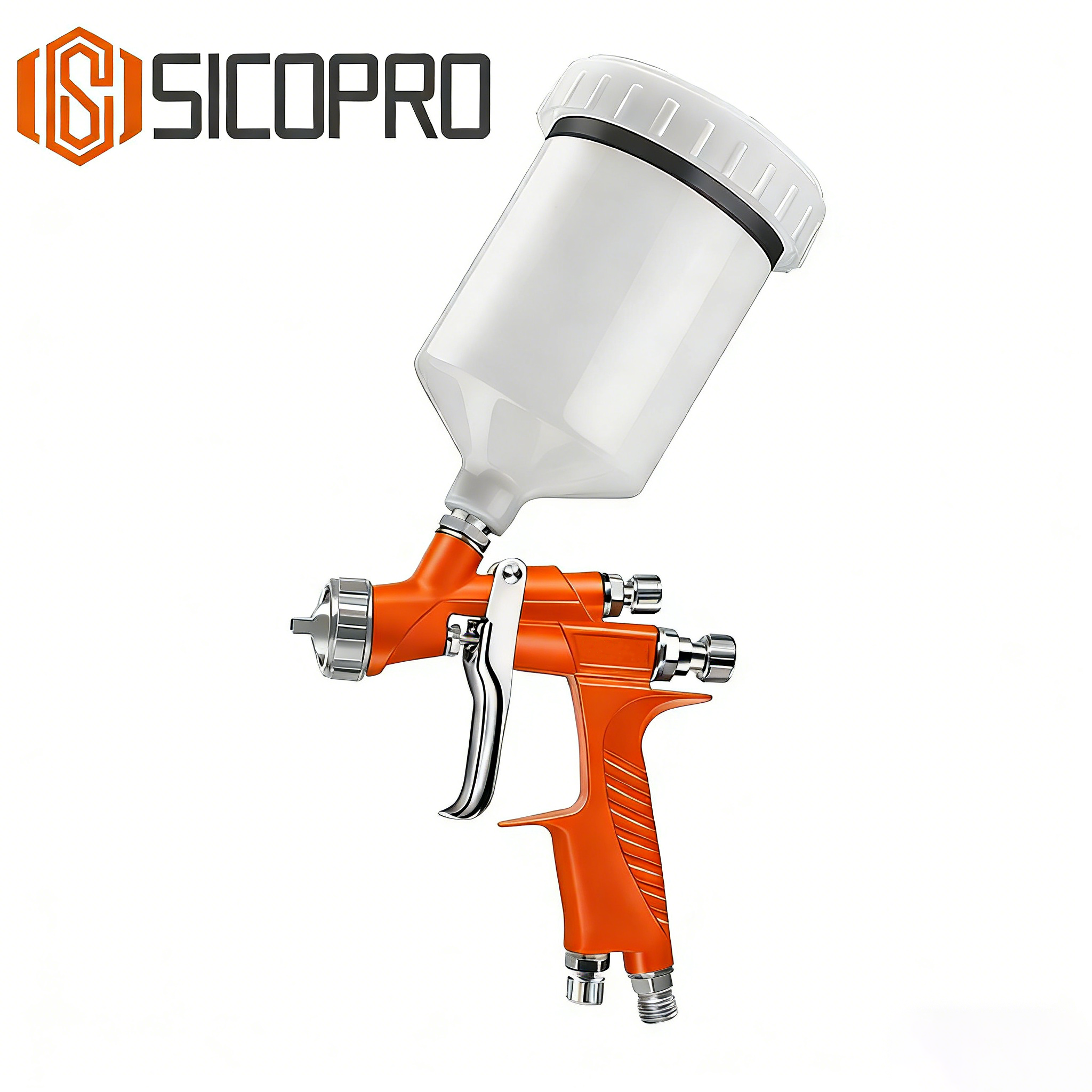 SICOPRO SK-301 LVLP Refinished Painting Spray Gun – Orange
