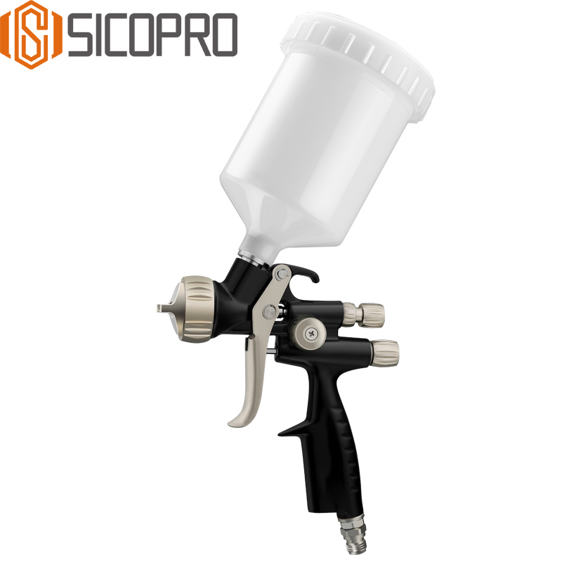 SK-335DL LVLP Spray Gun – Dual-Color Gravity Feed Paint Gun