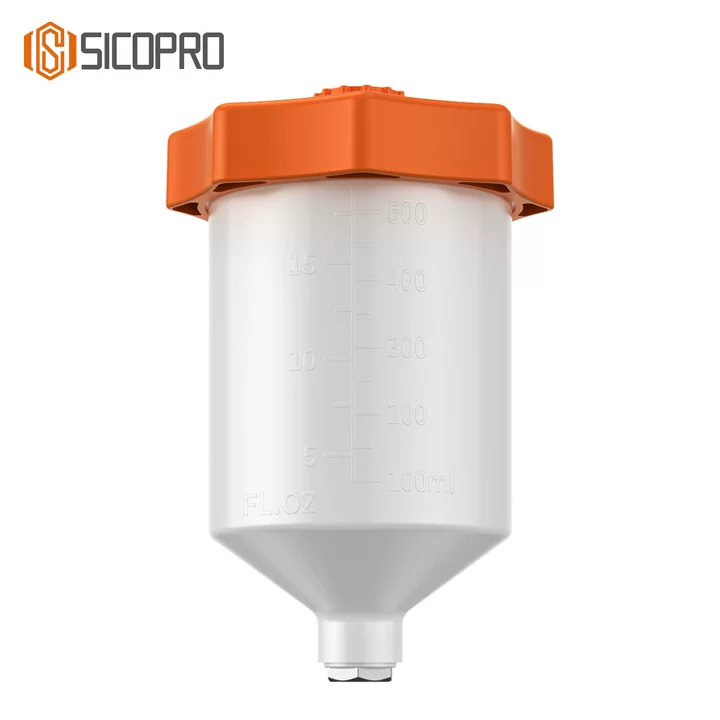 SICOPRO SK-600GPH Refinished LVLP Spray Gun with Large Capacity Cup