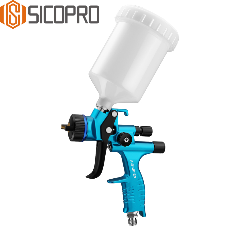 SK2021 Blue LVLP Spray Gun for Automotive & Furniture Refinishing
