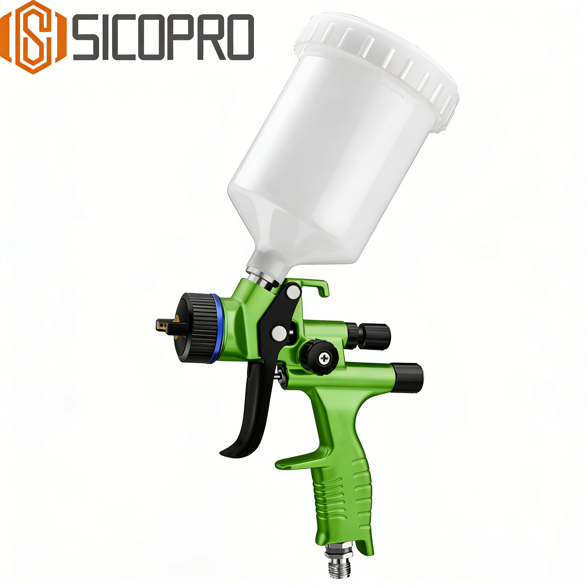 SICOPRO SK2021 LVLP Automotive Spray Gun – Green Edition