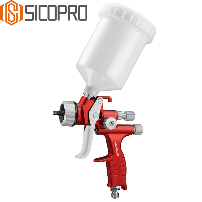 SK2021 Red LVLP Spray Gun for Automotive & Fine Finish Coatings