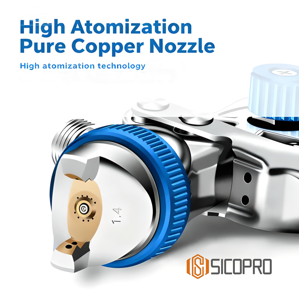 High Atomization Pure Copper Nozzle for LVLP Spray Gun – SICOPRO