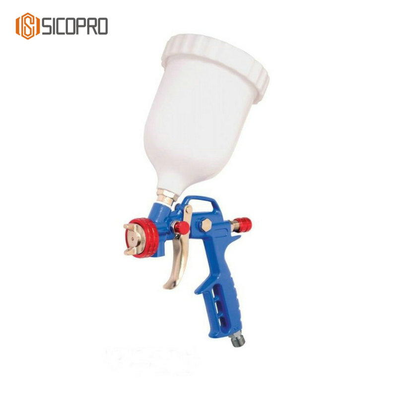 S-991P LVLP Gravity Feed Spray Gun – High Precision Blue Paint Sprayer for Automotive & Wood Finishing