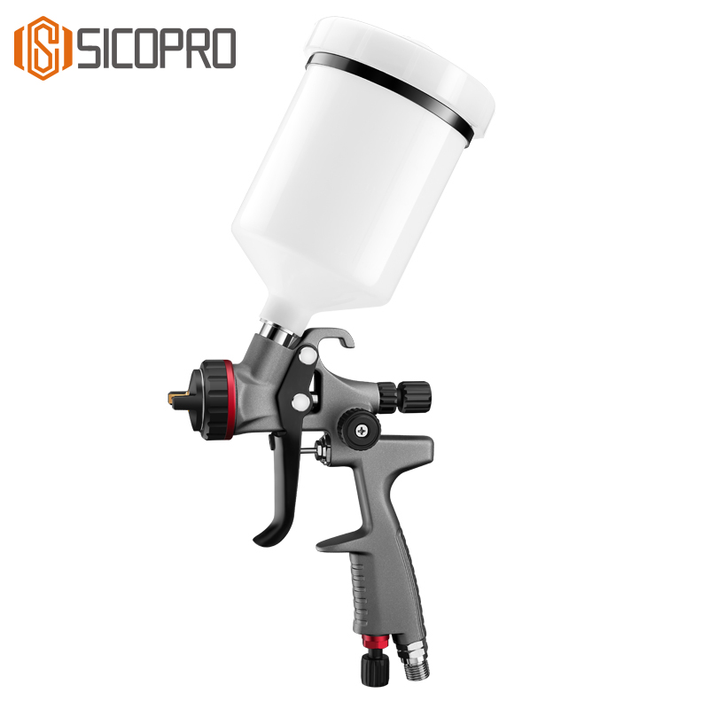 SICOPRO SK‑101 LVLP Gravity Feed Spray Gun (600 ml Cup) – Precision Coating Tool for Auto, Furniture & Industrial Use