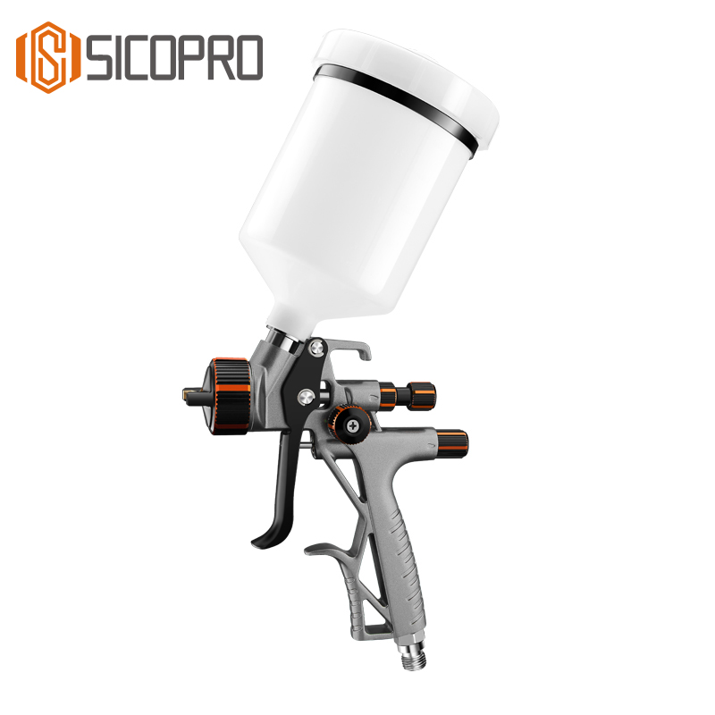 SICOPRO SK‑102 LVLP Gravity Feed Spray Gun (600 ml Cup) – Advanced Low‑Pressure Paint Application Tool