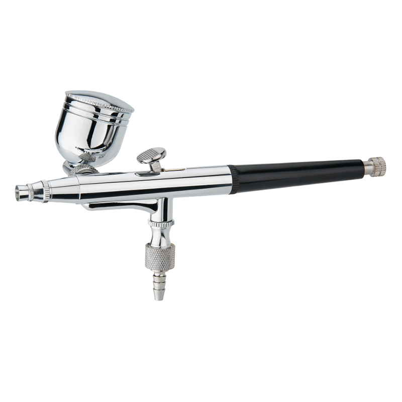 SK-132 Gravity Feed Dual-Action Airbrush with Large Metal Cup and Fine Control
