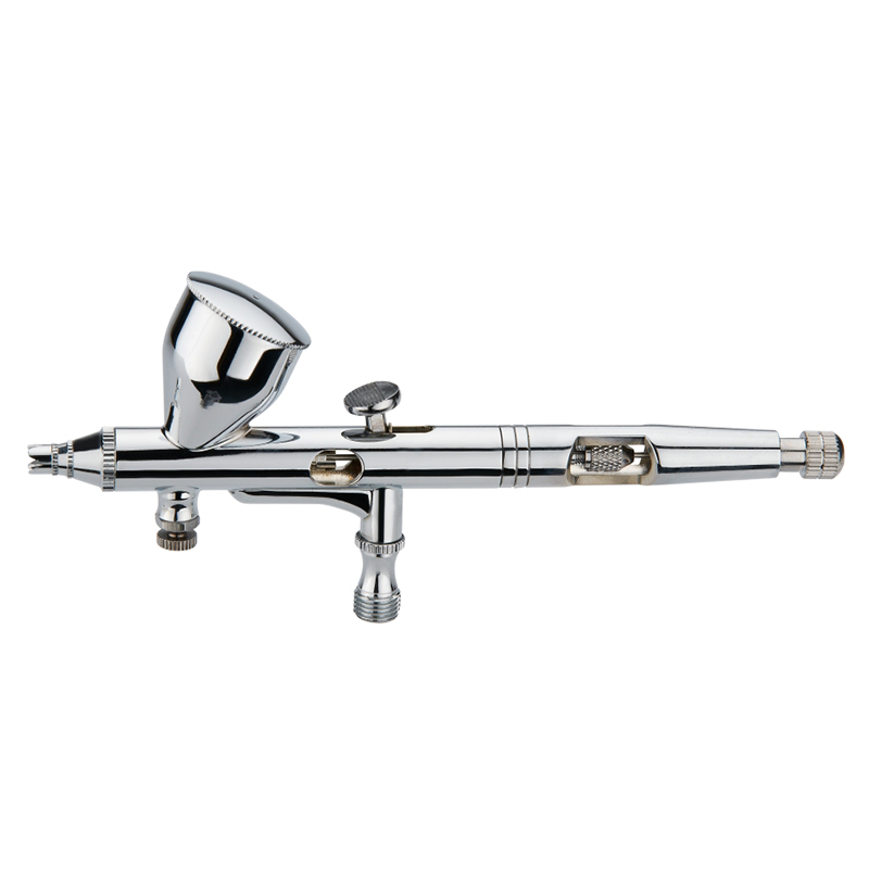 SK-180 Professional Gravity Feed Dual-Action Airbrush with Cutaway Handle and Micro Air Control