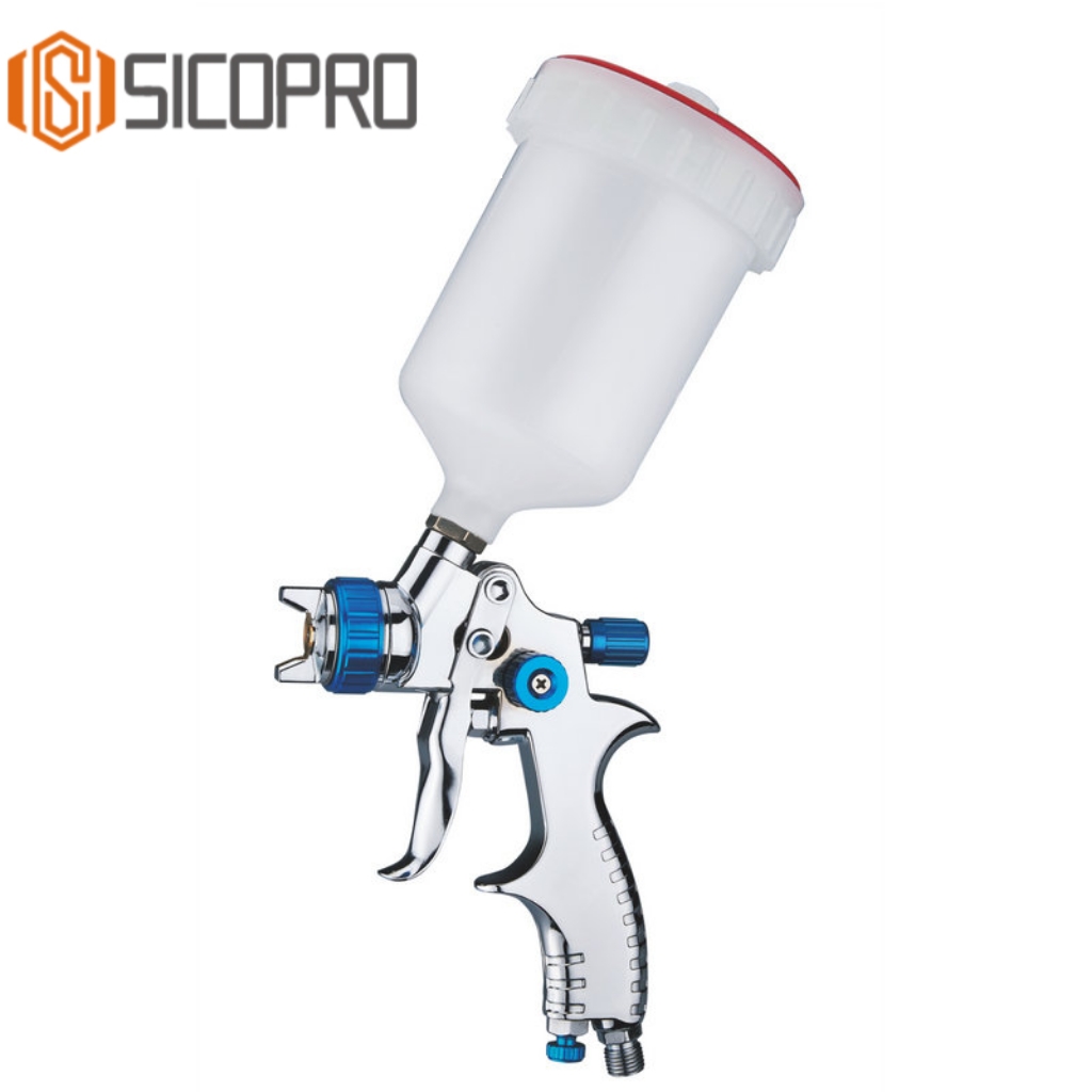 SK2010 HVLP Gravity Feed Spray Gun – High Precision Paint Sprayer for Automotive, Woodworking, and Industrial Coating