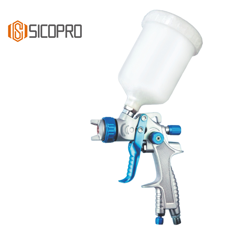 SK897 Professional HVLP Gravity Feed Spray Gun Automotive Paint Sprayer