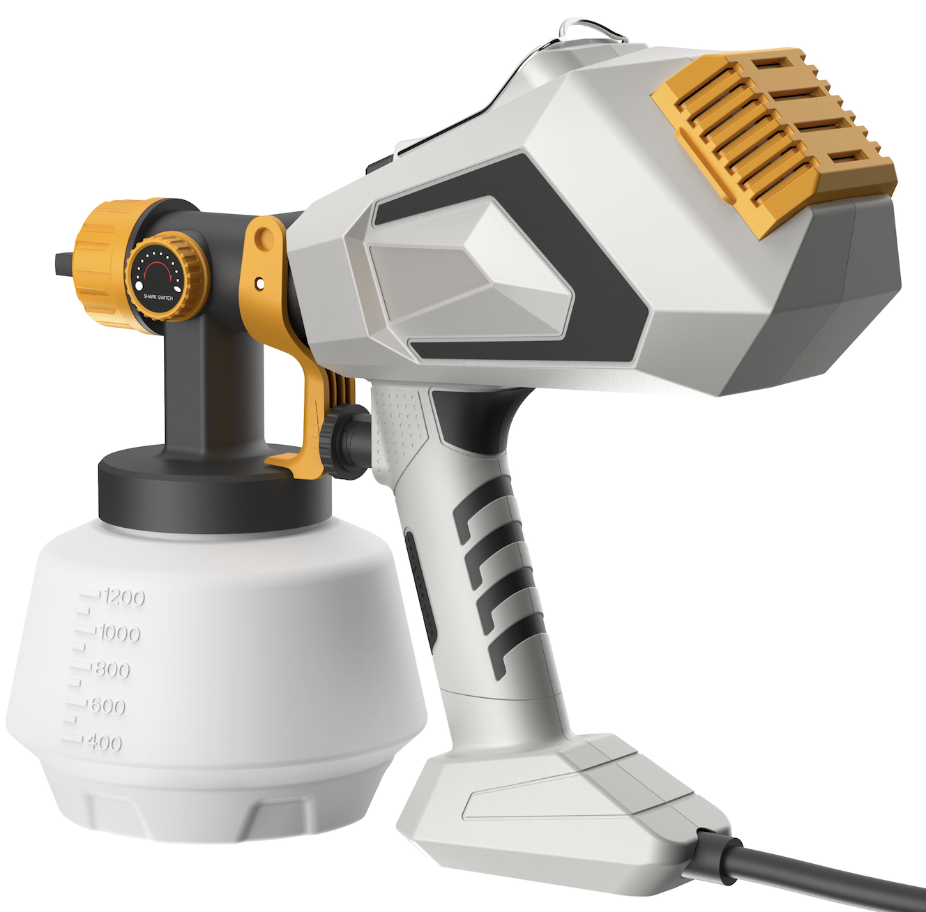 SK11572 1200ml Corded Electric HVLP Paint Sprayer with Adjustable Spray Control