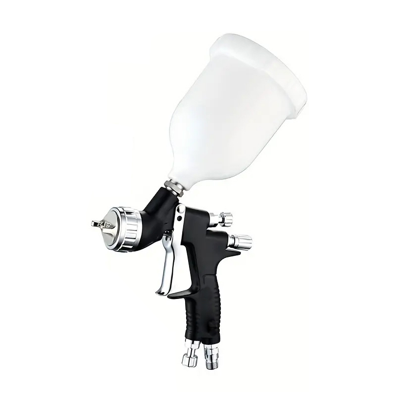 LVLP Gravity Feed Spray Gun Kit with 3 Nozzles 1.4/1.7/2.0mm – Automotive & Furniture Paint Sprayer with Regulator and Accessories